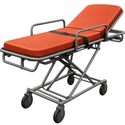 Transparent PNG of the GTA V item realistic_stretcher_for_an_ambulance