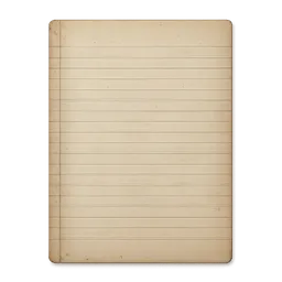 Transparent PNG of the GTA V item realsitic_dokument_mit_linien_als_text