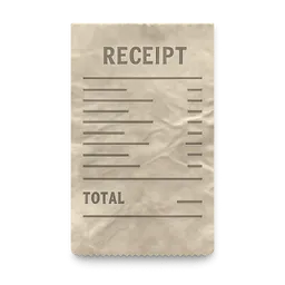 Transparent PNG of the GTA V item receipt_2