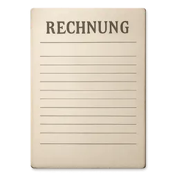 Transparent PNG of the GTA V item rechnung