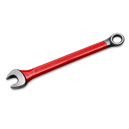 Transparent PNG of the GTA V item red_long_mechanic_wrench_1