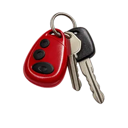 Transparent PNG of the GTA V item red_wehicle_keys