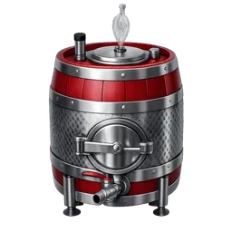 Transparent PNG of the GTA V item red_wine_fermentation_barrel