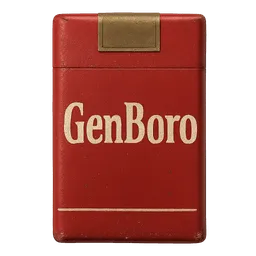 Transparent PNG of the GTA V item redwoodcigarretepack_label_genboro