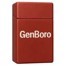 Transparent PNG of the GTA V item redwoodcigarretepack_label_genboro_more_modern_with_white