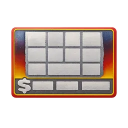 Transparent PNG of the GTA V item regular_scratch_ticket