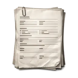 Transparent PNG of the GTA V item rental_paper