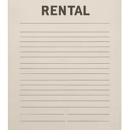 Transparent PNG of the GTA V item rental_paper_1