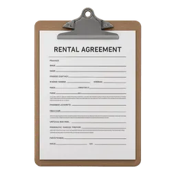 Transparent PNG of the GTA V item rental_papers_filled_out
