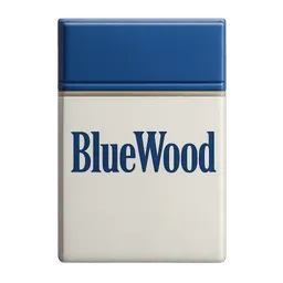 Transparent PNG of the GTA V item rewcigarretepack_label_bluewood_with_white_closing_like_the_malboro_pack