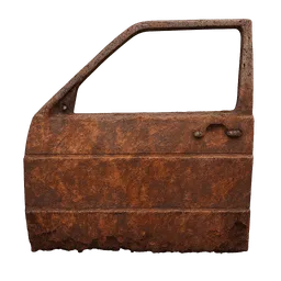 Transparent PNG of the GTA V item rusted_car_body_panel_postapocaliptic