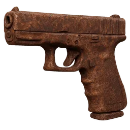Transparent PNG of the GTA V item rusty_glock