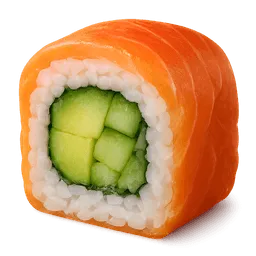 Transparent PNG of the GTA V item salmon_roll_with_avocado_cucumber