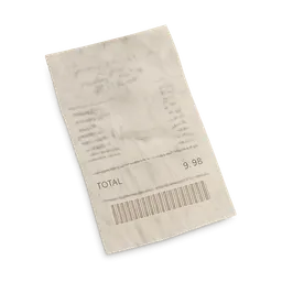 Transparent PNG of the GTA V item scontrino