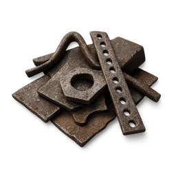 Transparent PNG of the GTA V item scrap_metal_11
