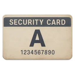Transparent PNG of the GTA V item security_card_a_put_the_a_on_the_card