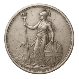 Transparent PNG of the GTA V item silver_britania_coin