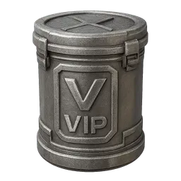Transparent PNG of the GTA V item silver_container_for_battle_pass_vip