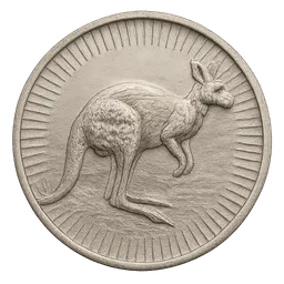 Transparent PNG of the GTA V item silver_kangeroo_coin