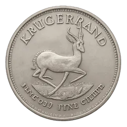 Transparent PNG of the GTA V item silver_krugerrand_coin