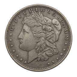 Transparent PNG of the GTA V item silver_liberty_coin