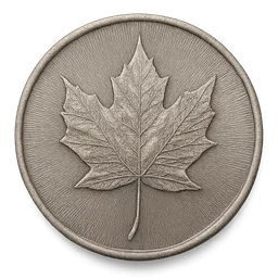 Transparent PNG of the GTA V item silver_maple_coin