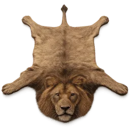 Transparent PNG of the GTA V item skin_lion_1