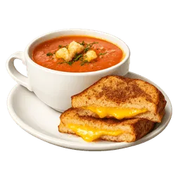 Transparent PNG of the GTA V item soup_with_grilled_cheese_with_sandwich