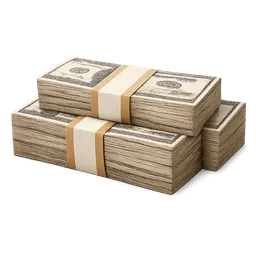 Transparent PNG of the GTA V item stacked_money_3_one_on_right_one_on_left_one_on_the_middle_on_top_of_the_two_ani