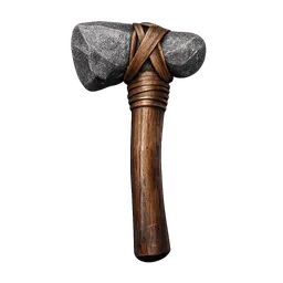 Transparent PNG of the GTA V item stein_axt_mit_einem_holzgriff