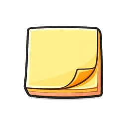 Transparent PNG of the GTA V item stickynote