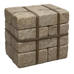 Transparent PNG of the GTA V item stone_bricks_package