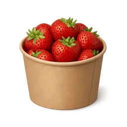 Transparent PNG of the GTA V item strawberry_in_carbordcup