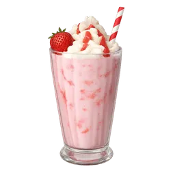 Transparent PNG of the GTA V item strawberry_milkshake