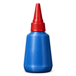 Transparent PNG of the GTA V item super_glue_bottle_blue_adhesive_bottle_with_red_nozzle_cap_industrial_instant_ad