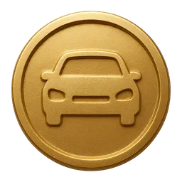 Transparent PNG of the GTA V item supporter_vehicle_token_actual_token_gold_luxury_coin