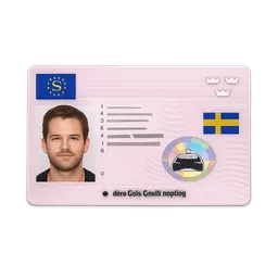 Transparent PNG of the GTA V item swedish_license