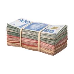 Transparent PNG of the GTA V item swedish_money_bunt