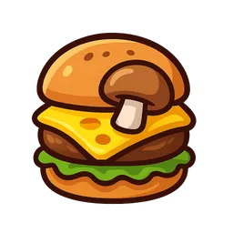Transparent PNG of the GTA V item swissmushroom_burger