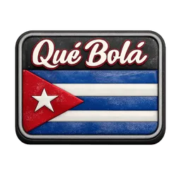 Transparent PNG of the GTA V item tablet_que_diga_qu_bol_con_una_bandera_cubana
