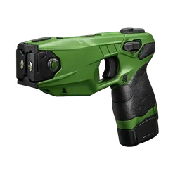 Transparent PNG of the GTA V item taser_mit_gr_nem_skin