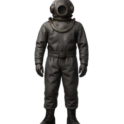 Transparent PNG of the GTA V item taucheranzug_mit_helm_auch_und_schuhe