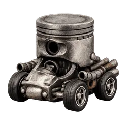 Transparent PNG of the GTA V item taxed_piston_car