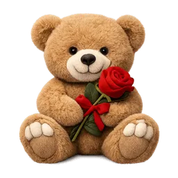 Transparent PNG of the GTA V item teddy_bear_with_rose