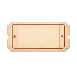 Transparent PNG of the GTA V item ticket