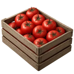 Transparent PNG of the GTA V item tomato_crate_3d_just_in_the_center