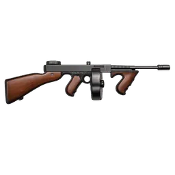 Transparent PNG of the GTA V item tommy_gun