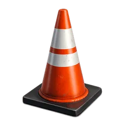 Transparent PNG of the GTA V item traffic_cone