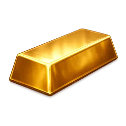 Transparent PNG of the GTA V item uma_unica_barra_de_ouro