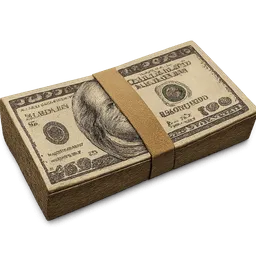 Transparent PNG of the GTA V item united_states_money
